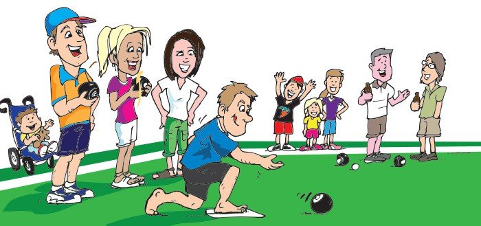 lawn bowling clipart